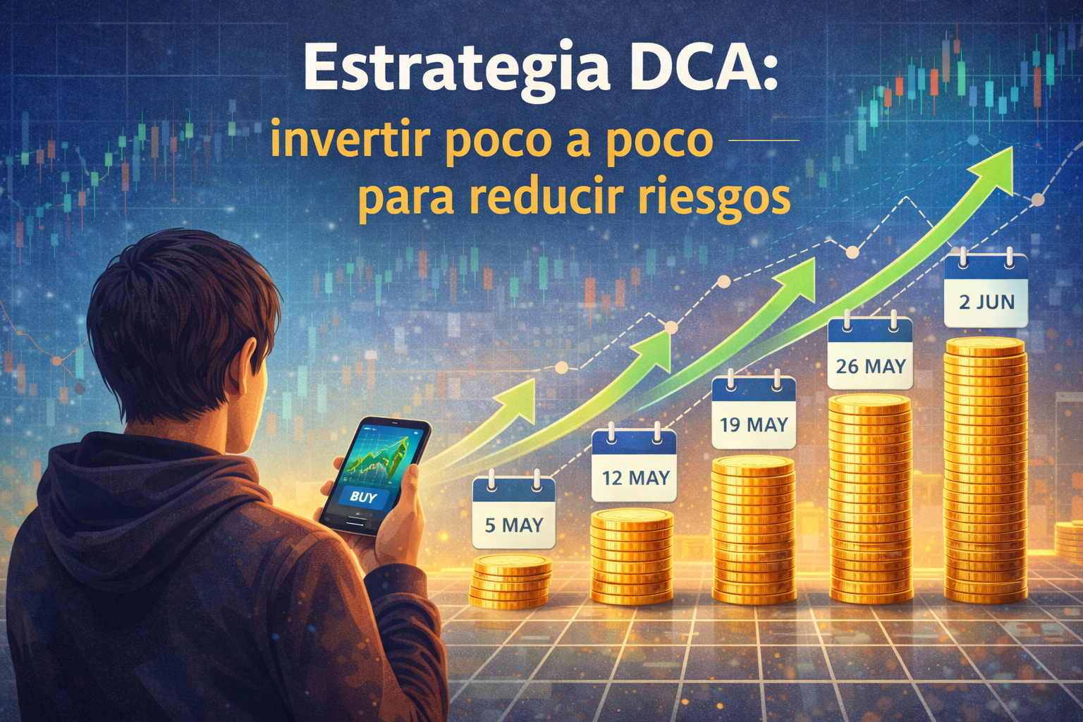 Estrategia DCA: invertir poco a poco para reducir riesgos