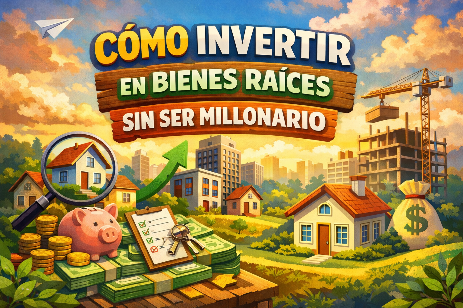 Cómo invertir en bienes raíces sin ser millonario