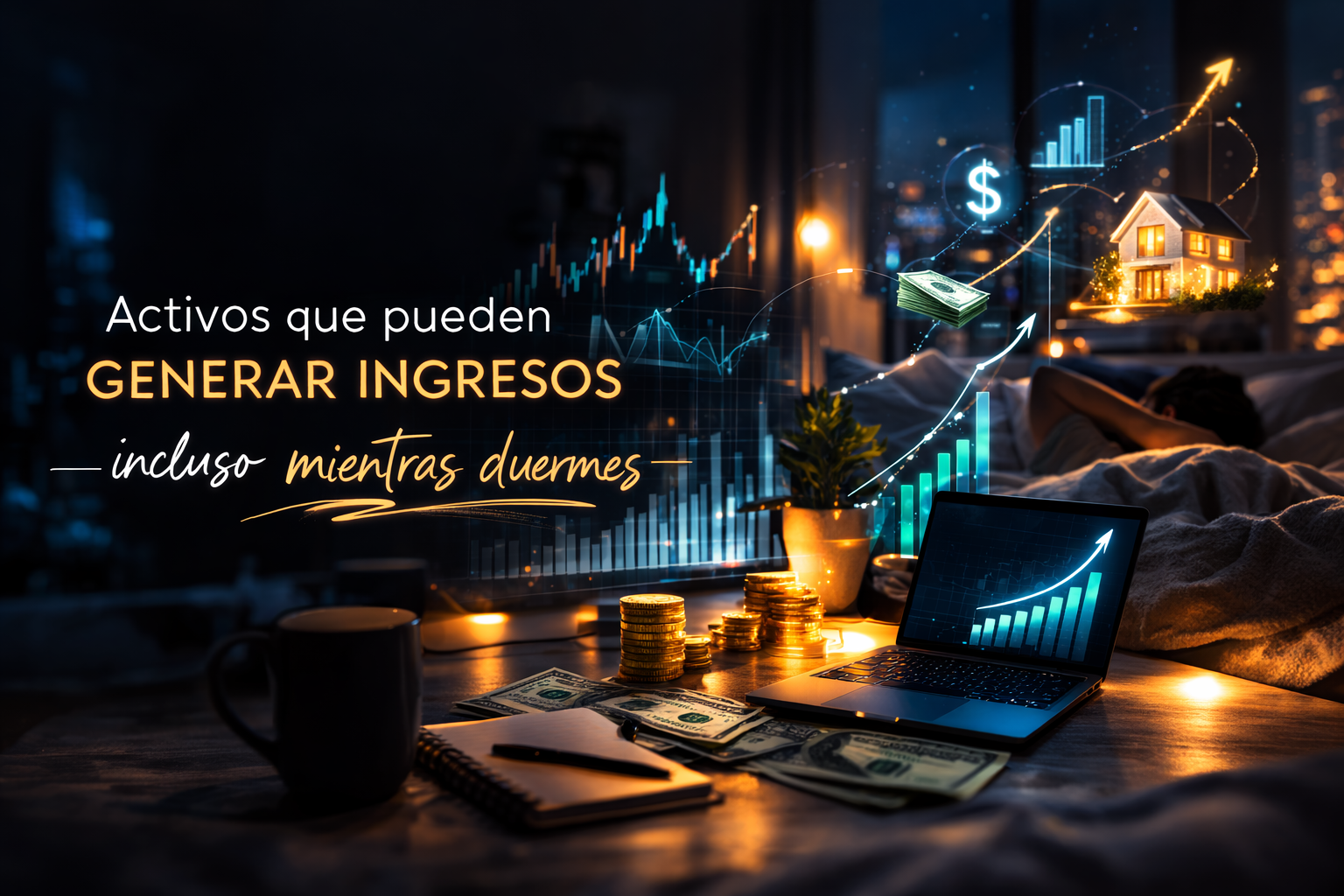 Activos que pueden generar ingresos incluso mientras duermes