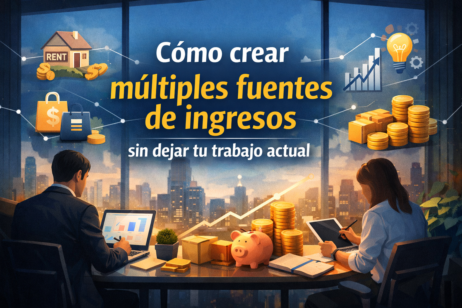 Cómo crear múltiples fuentes de ingresos sin dejar tu trabajo actual