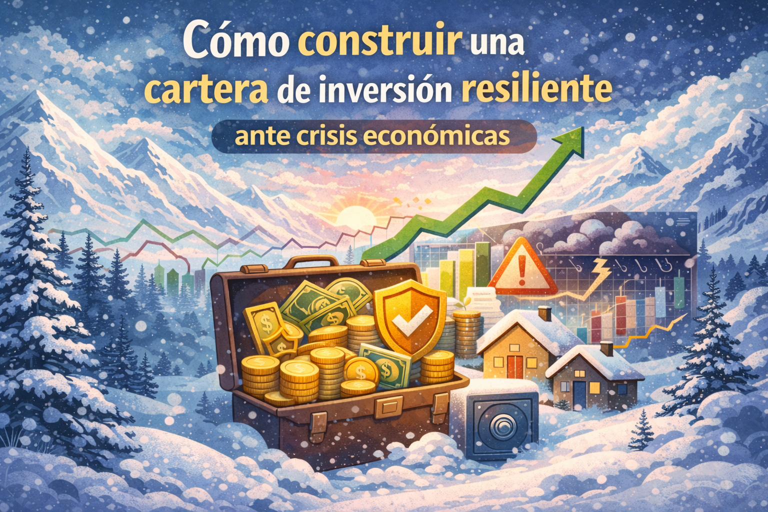 Cómo construir una cartera de inversión resiliente ante crisis económicas
