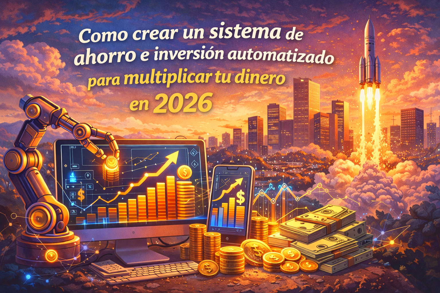 Como crear un sistema de ahorro e inversión automatizado para multiplicar tu dinero en 2026