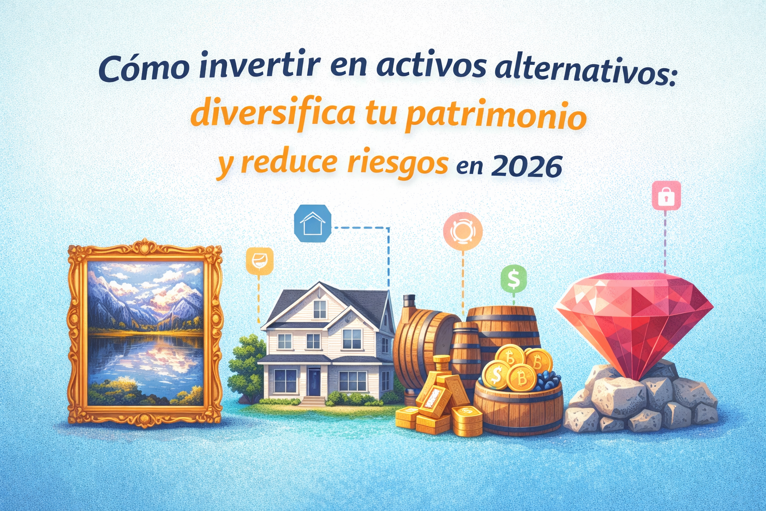 Cómo invertir en activos alternativos: diversifica tu patrimonio y reduce riesgos en 2026